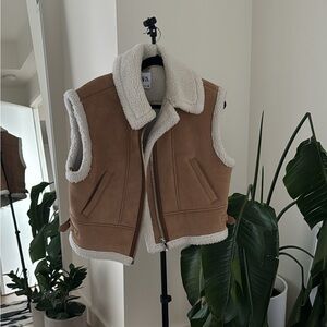 Zara Fur Trimmed Vest